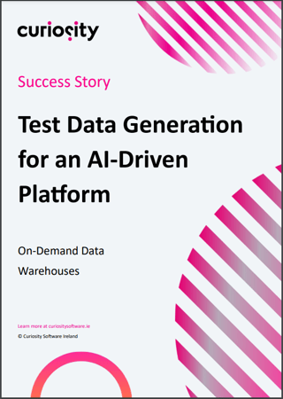 Test Data Generation for an AI Driven Platform - Front Page
