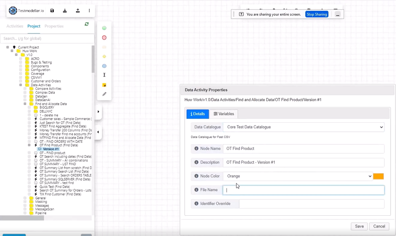 To find and import data activities into the model editor, browse the explorer, which will now have options for each data activity. You can then drag and drop the activity on to the model editor canvas.