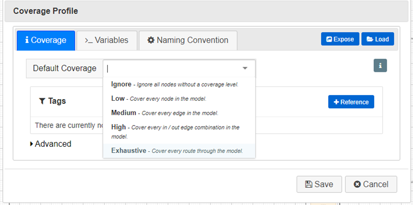 In the example above, we’ve opted for a node coverage level. This choice has resulted in 11 unique paths, each representing a different data scenario that aligns with the embedded business rules.